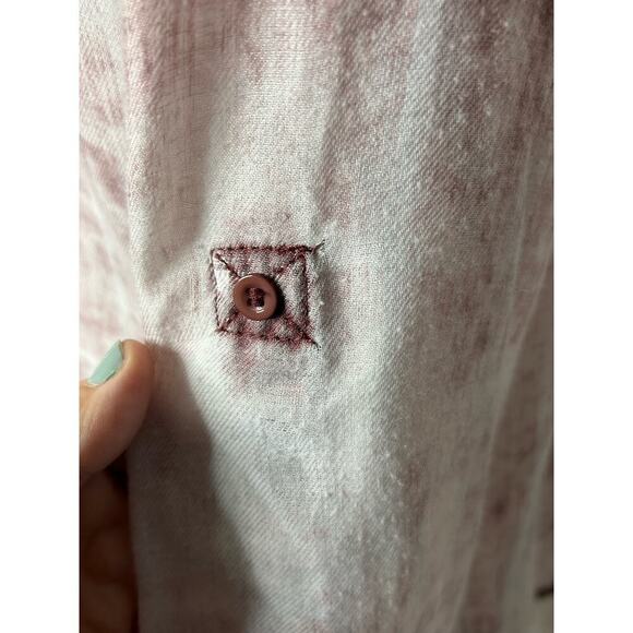 Soft‎ Surroundings  Lightweight Plaid Hooded Top Size S - Picture 9 of 13